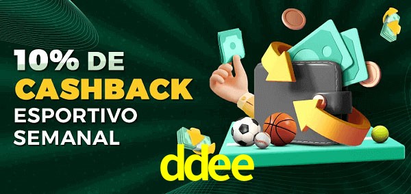 10% de bônus de cashback na ddee